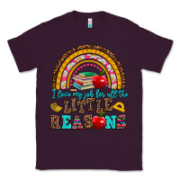 Plum i love my job for all the little reasons Classic Tee - AdoDesignShop