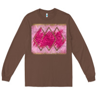 Chestnut pink glitter Long Sleeve Tee - JahusDesignShop