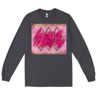 Smoke pink glitter Long Sleeve Tee - JahusDesignShop