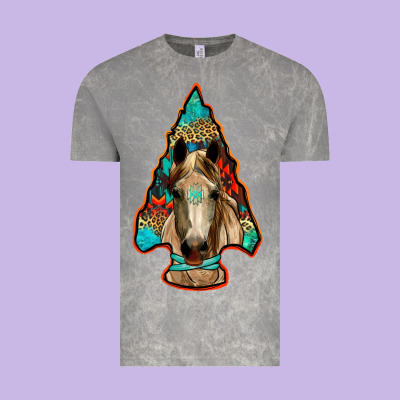 Arrowhead Horse Vintage Tee Designed By Ranaportraitstore