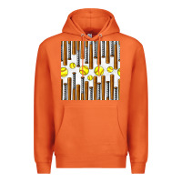 Carrot softball bat seamless pattern Premium Hoodie - BundleAndBundleShop