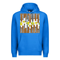 True Royal softball bat seamless pattern Premium Hoodie - BundleAndBundleShop