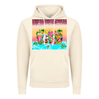 Vintage Artic beach summer coffee cups Vintage Hoodie - Zillion Design Studio