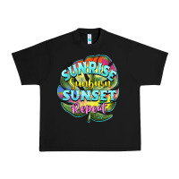 Black sunrise sunburn sunset repeat Urban Heavy Tee - BarkalooDesign