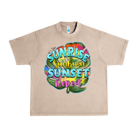 French Oak sunrise sunburn sunset repeat Urban Heavy Tee - BarkalooDesign