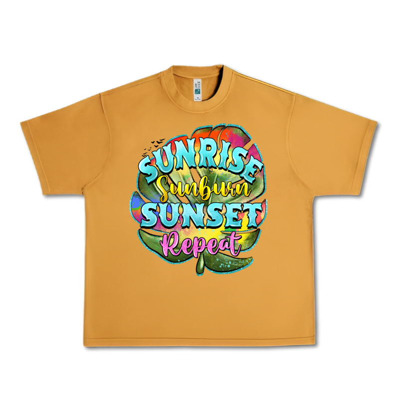 Sunrise Sunburn Sunset Repeat Urban Heavy Tee by BarkalooDesign | Teevron