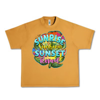 Peanut Butter sunrise sunburn sunset repeat Urban Heavy Tee - BarkalooDesign