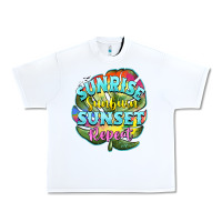 White sunrise sunburn sunset repeat Urban Heavy Tee - BarkalooDesign