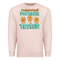 Pale Pink professional patience Premium Sweatshirt - MaliasSmallBusiness