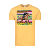 Vintage Mustard in a world full of princesses be a cowgirl Vintage Tee - RanaPortraitStore