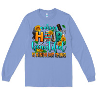 Colony Blue making hair beautiful is kinda my thing Long Sleeve Tee - AdoDesignShop