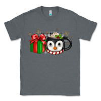 Charcoal Heather Christmas penguin coffee Classic Tee - JahusDesignShop