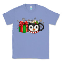 Colony Blue Christmas penguin coffee Classic Tee - JahusDesignShop