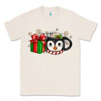 Natural Christmas penguin coffee Classic Tee - JahusDesignShop