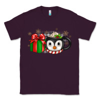 Plum Christmas penguin coffee Classic Tee - JahusDesignShop
