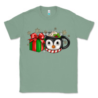 Sage Christmas penguin coffee Classic Tee - JahusDesignShop