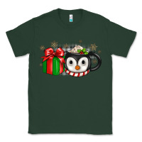 Sports Green Christmas penguin coffee Classic Tee - JahusDesignShop