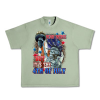 Oil Green Dead inside but it's the 4th of July Urban Heavy Tee - CowGirlArtShop