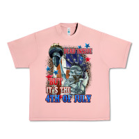 Salmon Dead inside but it's the 4th of July Urban Heavy Tee - CowGirlArtShop