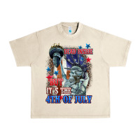 Sandshell Dead inside but it's the 4th of July Urban Heavy Tee - CowGirlArtShop