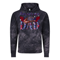 Cloud Black American dad with cowboy Vintage Hoodie - texasbilliewilder