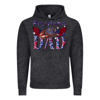 Vintage Black American dad with cowboy Vintage Hoodie - texasbilliewilder