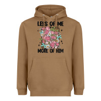 Toasted Coconut less of me more of him Heavyweight Hoodie - MaliasSmallBusiness