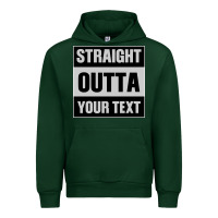 Forest Green Straight Outta Your Text Urban Hoodie - Bettercallsaul