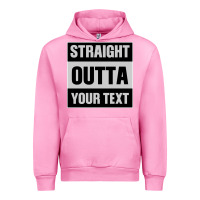 Fuchsia Pink Straight Outta Your Text Urban Hoodie - Bettercallsaul