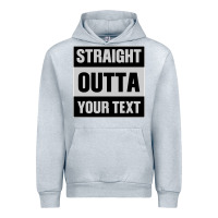 Heather Grey Straight Outta Your Text Urban Hoodie - Bettercallsaul