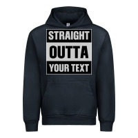 Navy Straight Outta Your Text Urban Hoodie - Bettercallsaul