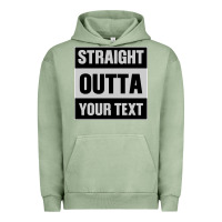 Pigment Oil Green Straight Outta Your Text Urban Hoodie - Bettercallsaul