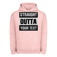 Pigment Salmon Straight Outta Your Text Urban Hoodie - Bettercallsaul
