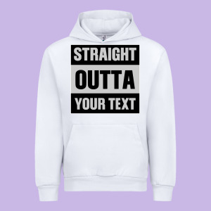 Straight Outta Your Text Urban Hoodie Designed By Bettercallsaul