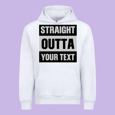 Straight Outta Your Text Urban Hoodie Designed By Bettercallsaul