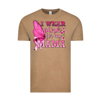 Vintage Coffee I Wear Pink For My Mama with Butterfly Vintage Tee - texasbilliewilder