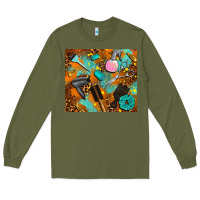 Army Green hair tech Long Sleeve Tee - AdoDesignShop