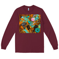 Burgundy hair tech Long Sleeve Tee - AdoDesignShop