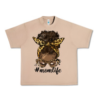 Burro afro messy bun mom life Urban Heavy Tee - HRA Design Shop