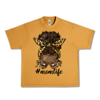 Peanut Butter afro messy bun mom life Urban Heavy Tee - HRA Design Shop