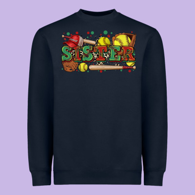 Sister Softball Heavyweight Sweatshirt Designed By Zillion Design Studio