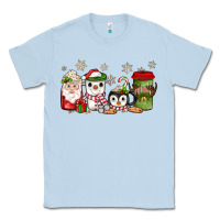 Dusty Blue Christmas coffee Classic Tee - JahusDesignShop