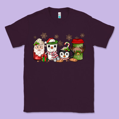 Christmas Coffee Classic Tee Designed By Jahusdesignshop