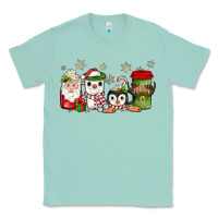 Seafoam Christmas coffee Classic Tee - JahusDesignShop