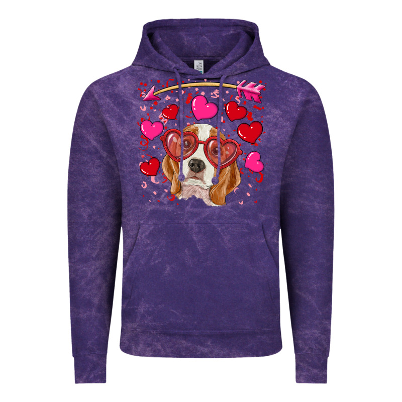 Valentine's Day  Beagle Vintage Hoodie by RanaPortraitStore | Teevron