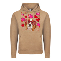 Vintage Coffee valentine's day  beagle Vintage Hoodie - RanaPortraitStore