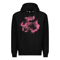 Black valentine's day patches Premium Hoodie - AdoDesignShop