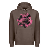 Coffee valentine's day patches Premium Hoodie - AdoDesignShop
