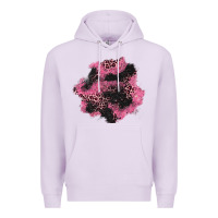 Lilac valentine's day patches Premium Hoodie - AdoDesignShop