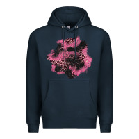 Navy valentine's day patches Premium Hoodie - AdoDesignShop